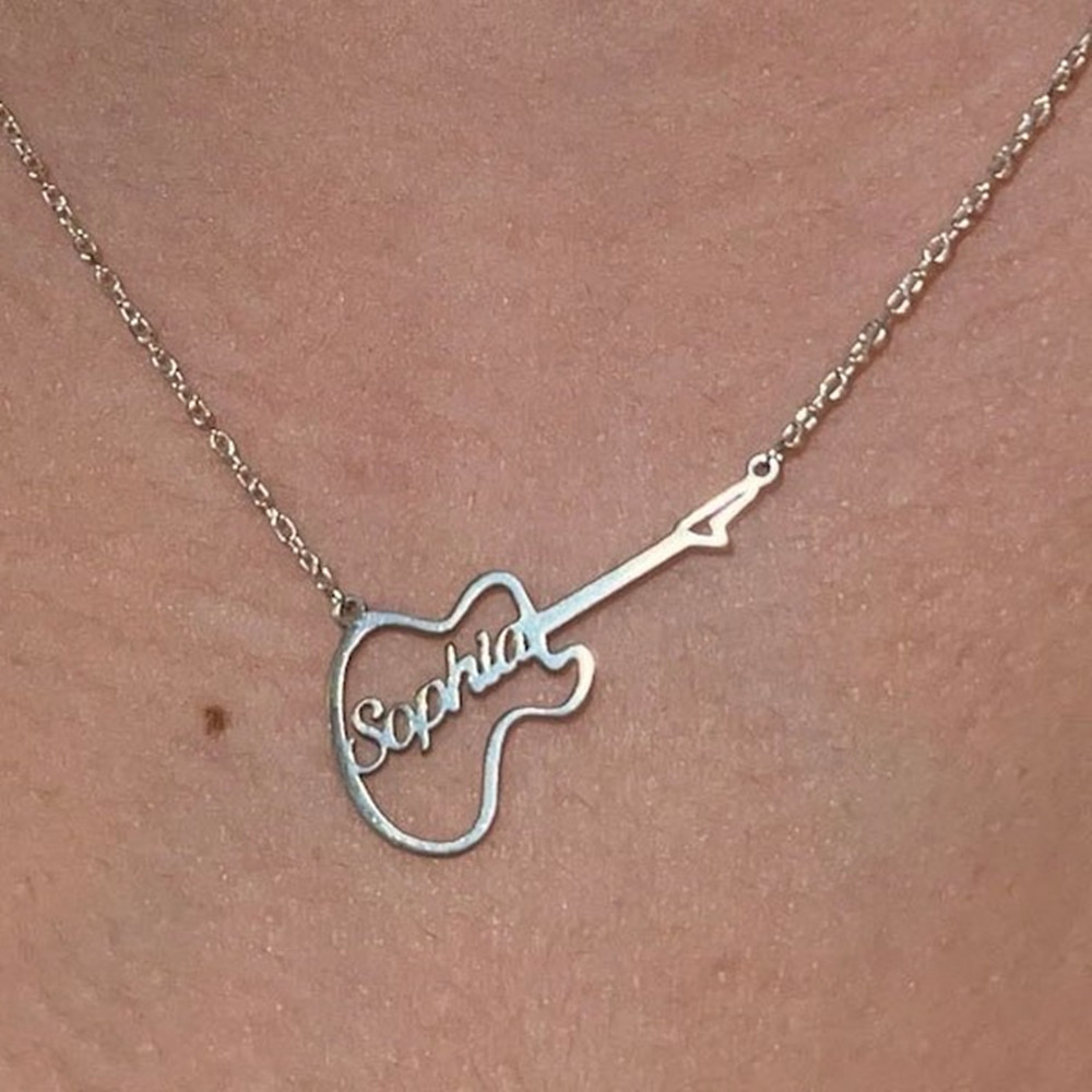 Collar personalizado con símbo - Musical Instrument And Names reseña y precio