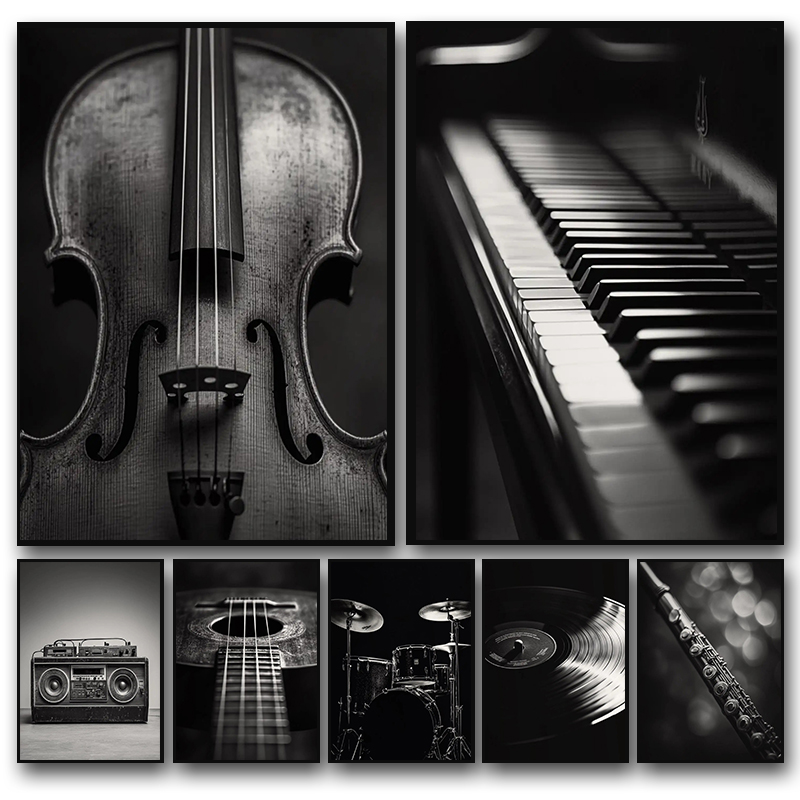Pósteres de fotografía de inst - Picture Of Musical Instrument reseña y precio