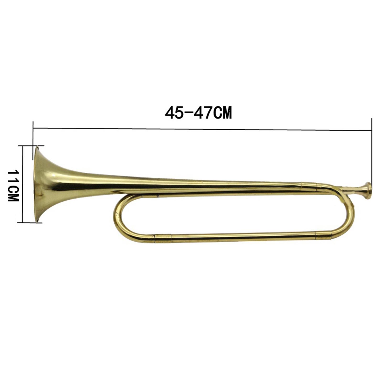 Trompeta de Latón, Trompa, Ins - Musical Instrument Bugle reseña y precio